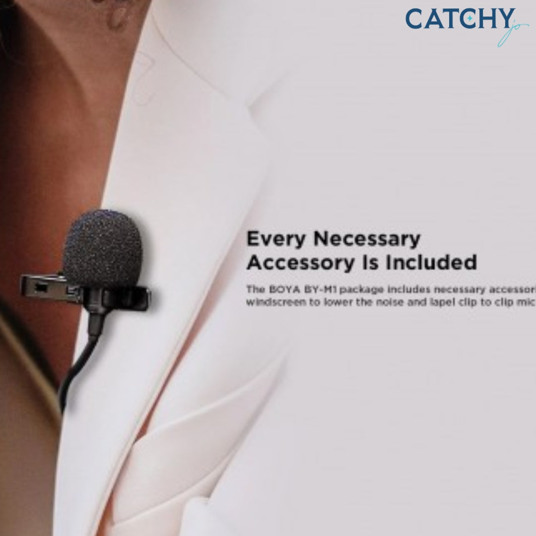 BOYA BY-M1DM Dual Lavalier Universal Microphone