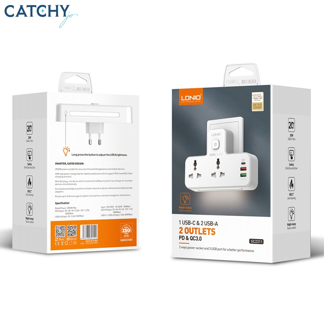 LDNIO SC2311 Multi Plug Power Strip