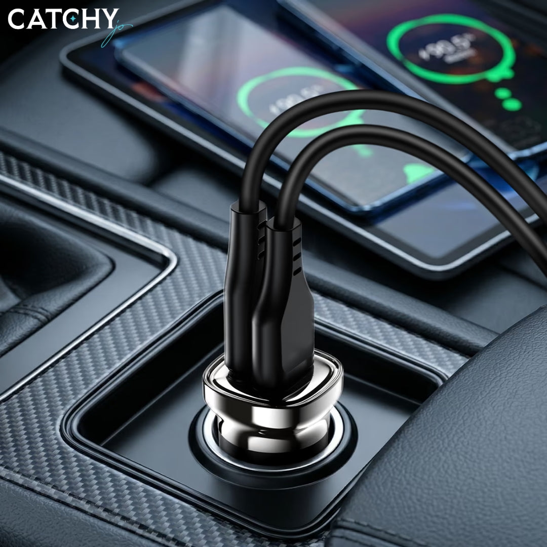 ACEFAST Fast Charge Car Charger B19 30W (1xUSB-C + 1xUSB-A)