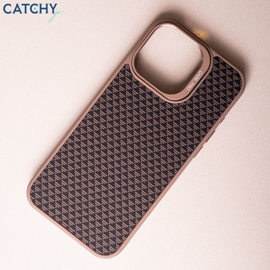 iPhone Gradient Carbon Case With Camera Stand