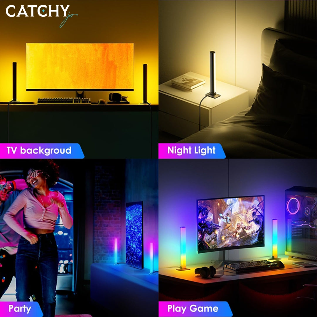 RGBIC Ambient TV Light Bar With Music Sync & App Control