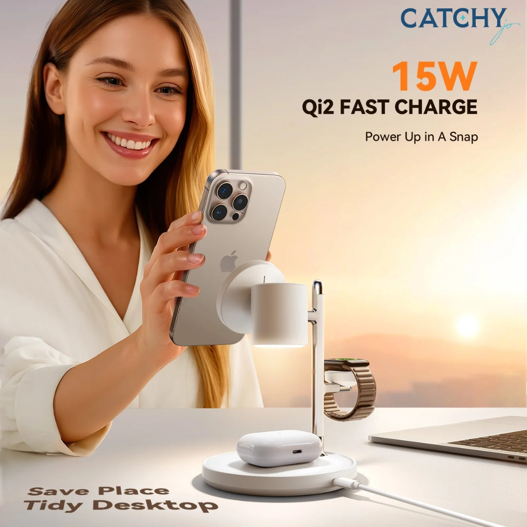 JOYROOM JR-W23 Qi2 4-in-1 Wireless Charger