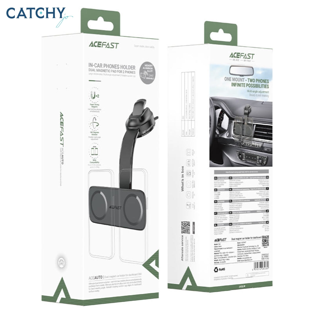 ACEFAST D60 Dual Magnetic Dashboard Car Holder