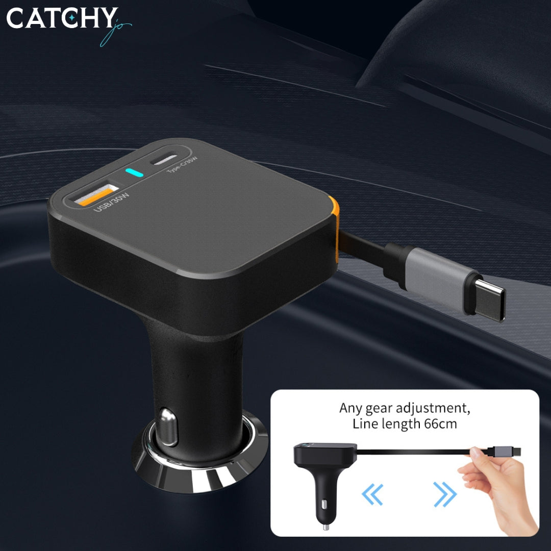 WiWU Wi-CC033 Helix A+C Fast Car Charger (65W)