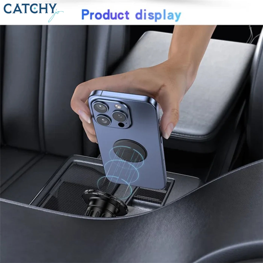 YESDIO C207 Leather Texture Alloy Wireless Charging Adapter