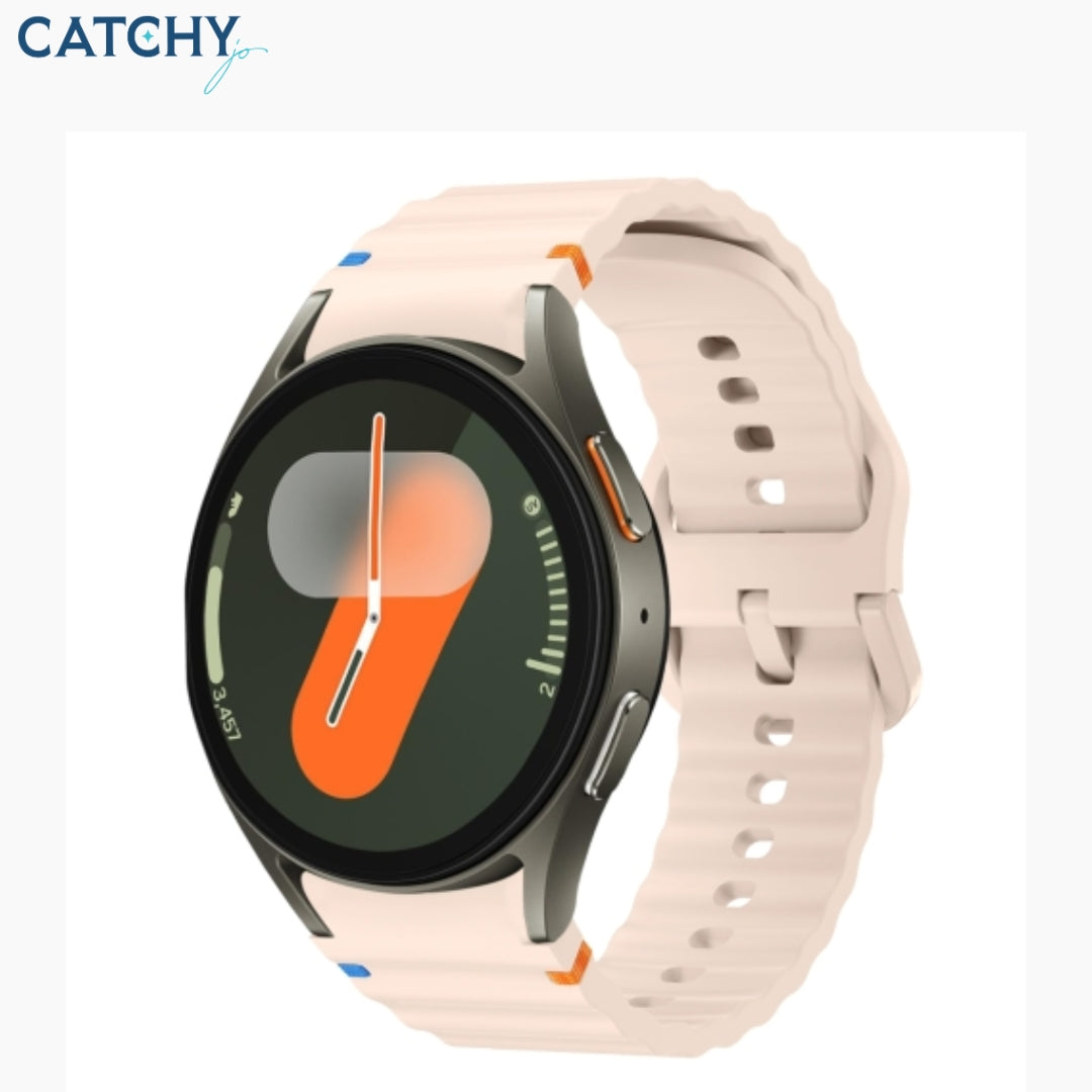 Huawei Wave Pattern Stitched Silicone Watch Band