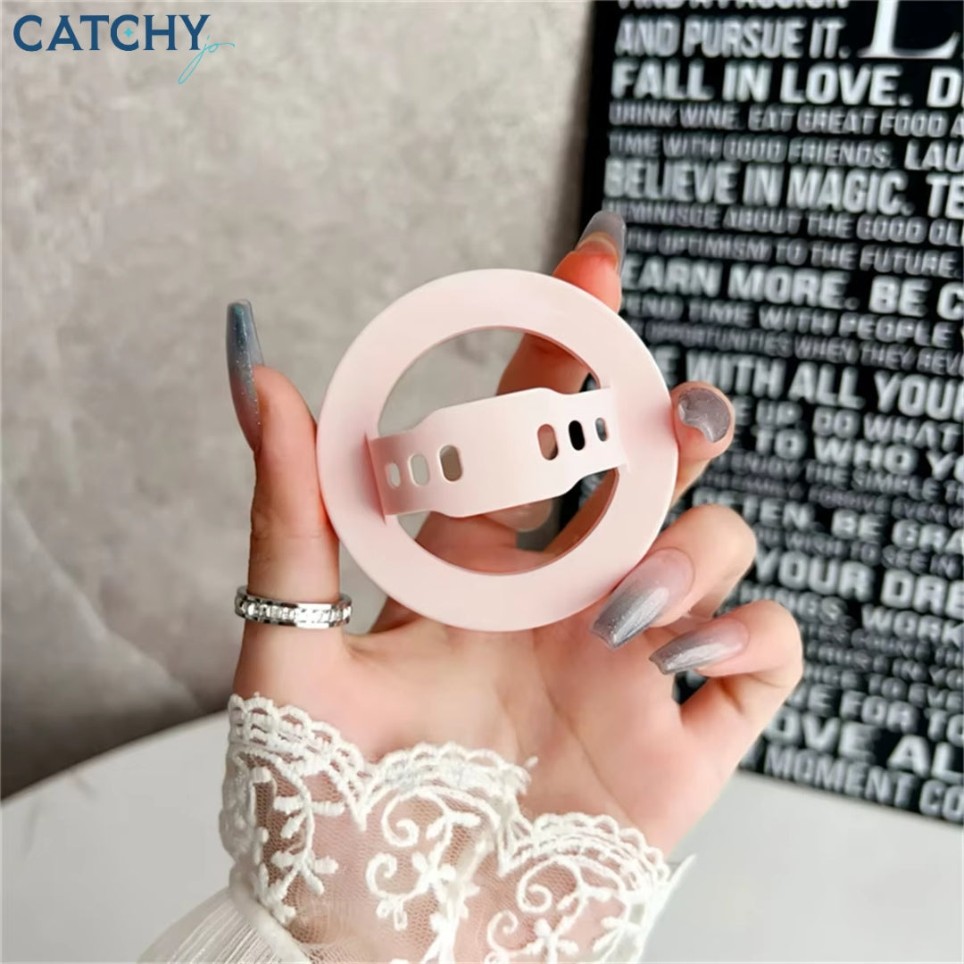 Hollow Strong Magnetic Liquid Silicone Comfortable Phone Holder