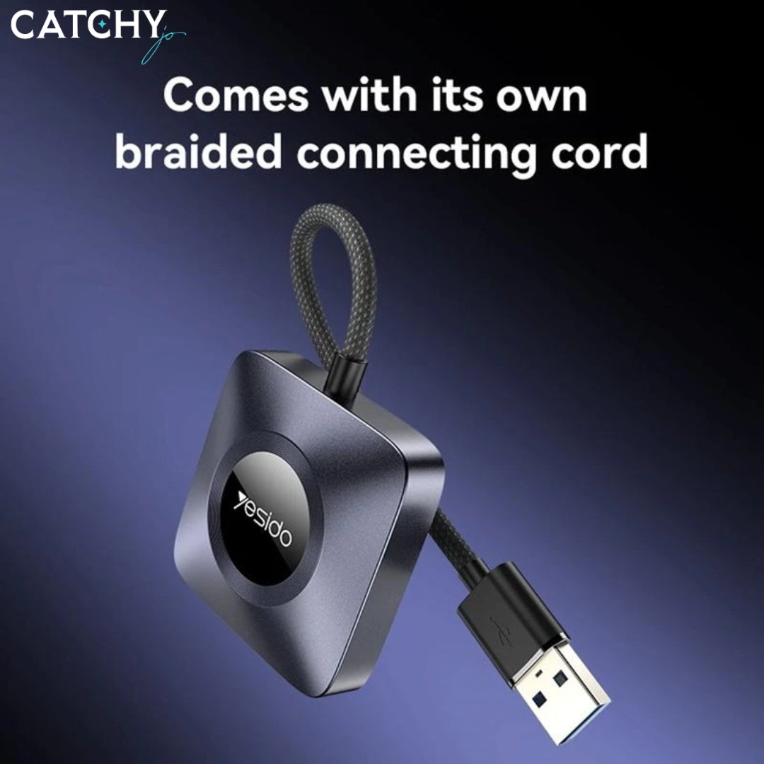 YESIDO KM23 Wired To Wireless CarPlay Adapter