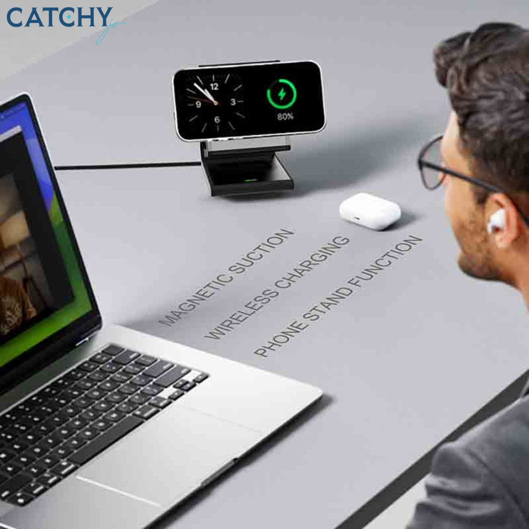 LITO LT-W02 QI2 4-in-1 Magnetic Wireless Charger (15W)