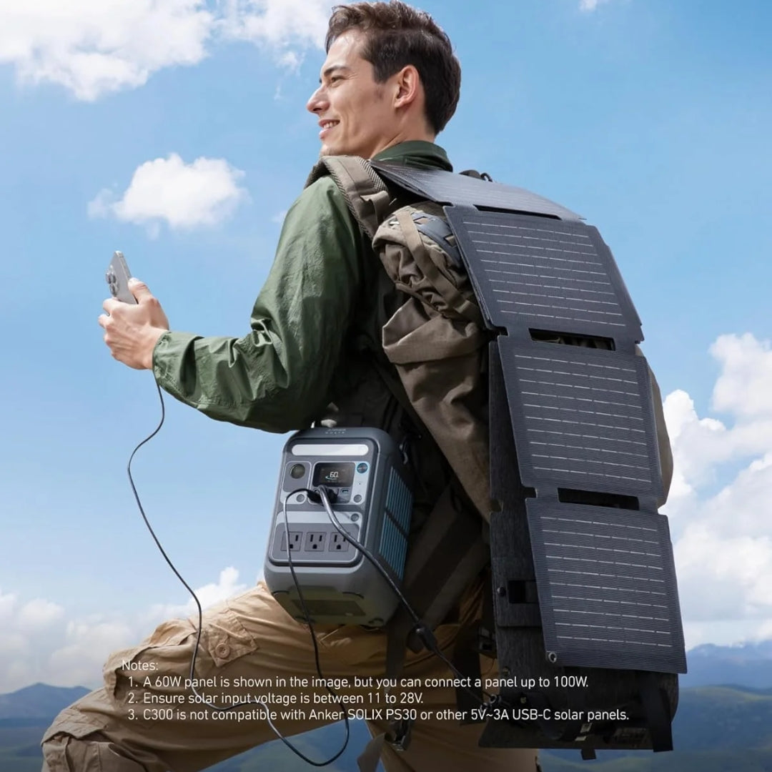 Anker SOLIX C300X DC Portable Power Station 288Wh (300W)
