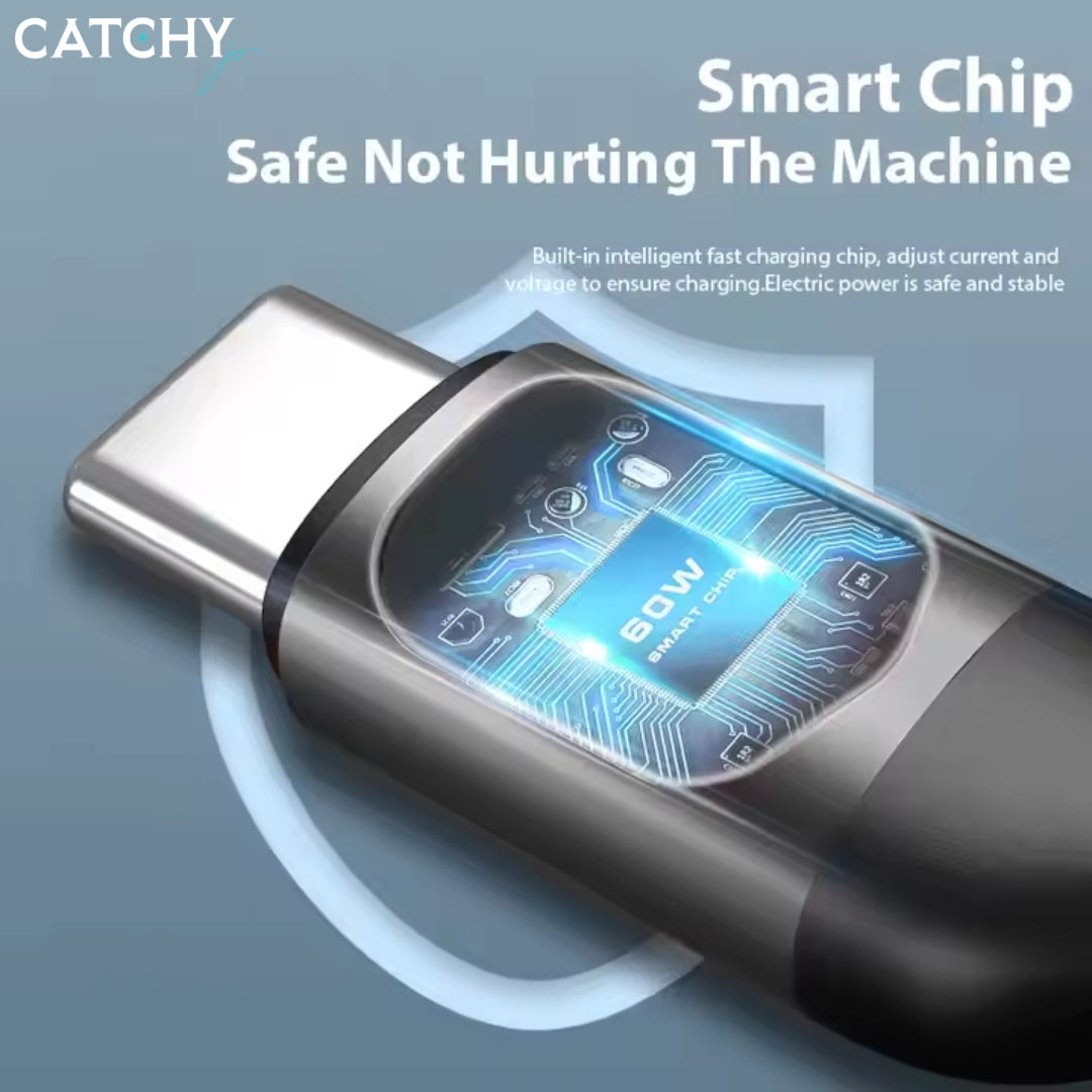 Phone Planet Aluminium Alloy Type-C Braided Cable (60W)