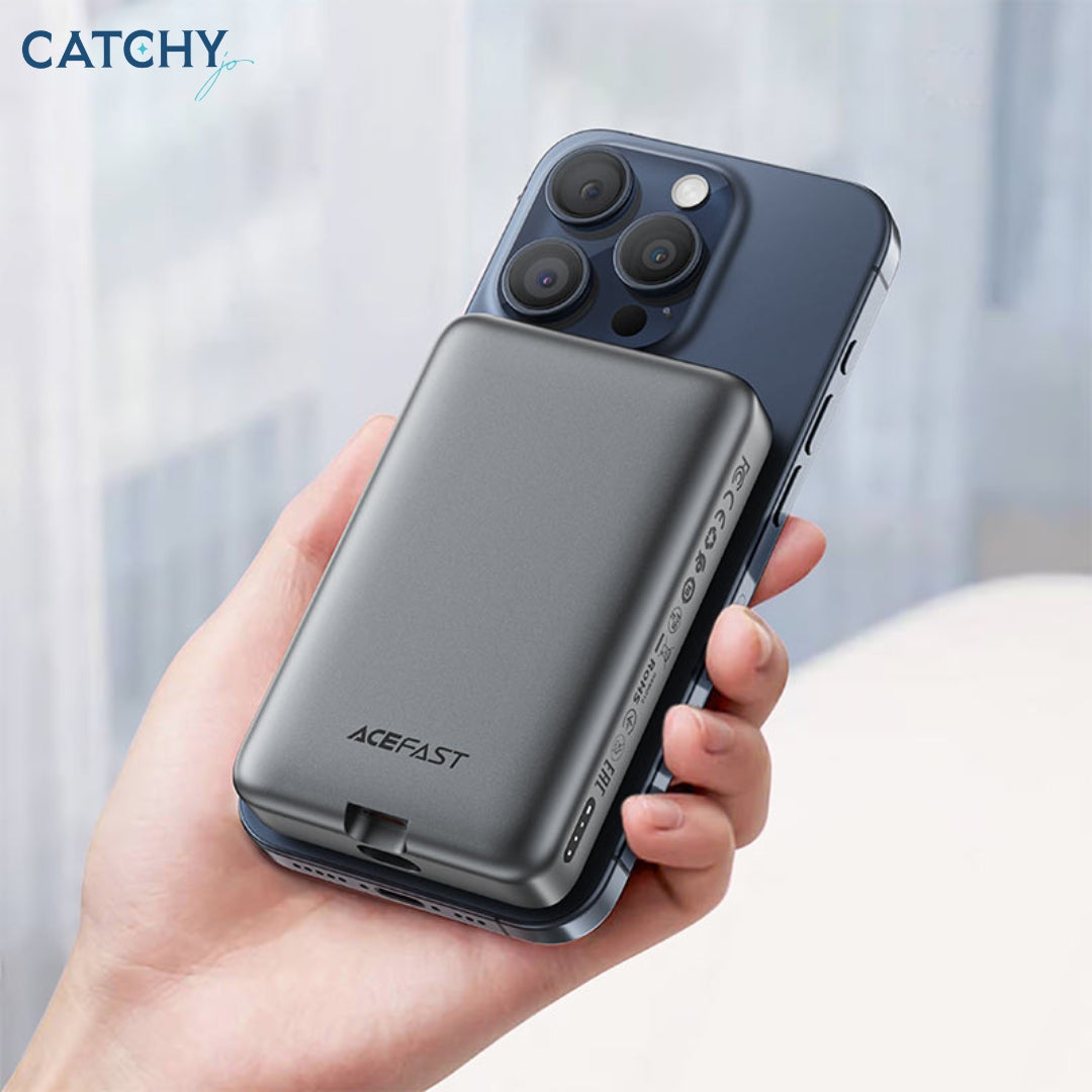 ACEFAST M10 Wireless Power Bank With Type-C Cable (10000mAh)