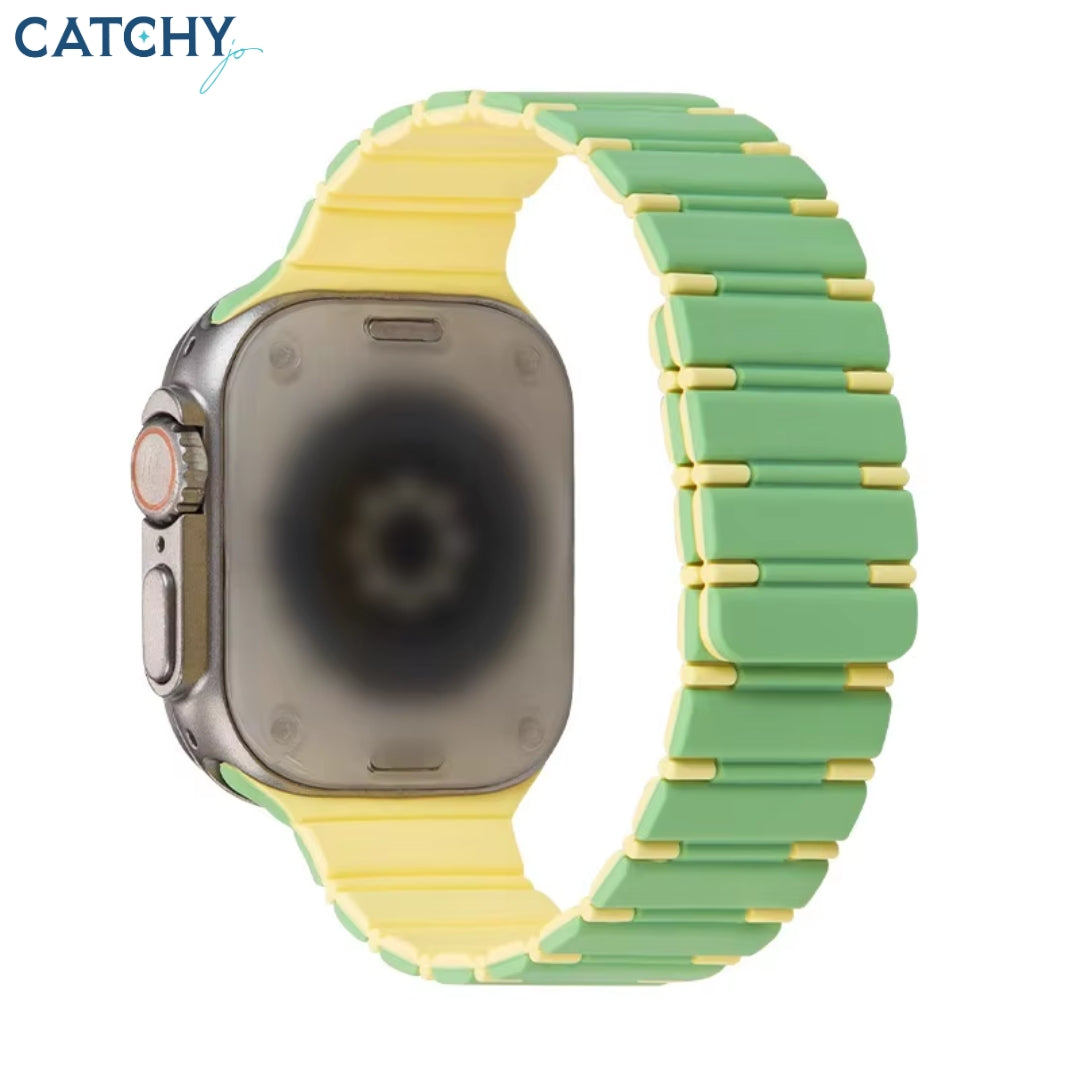 Two Color Sport Silicone Watch Apple Band