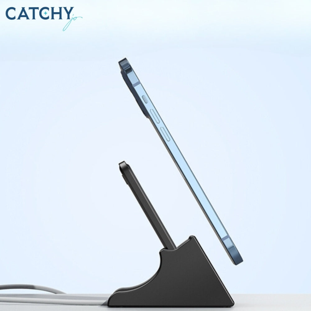 YESIDO DS15 Desktop Wireless Fast Charger with Detachable Phone Holder (15W)