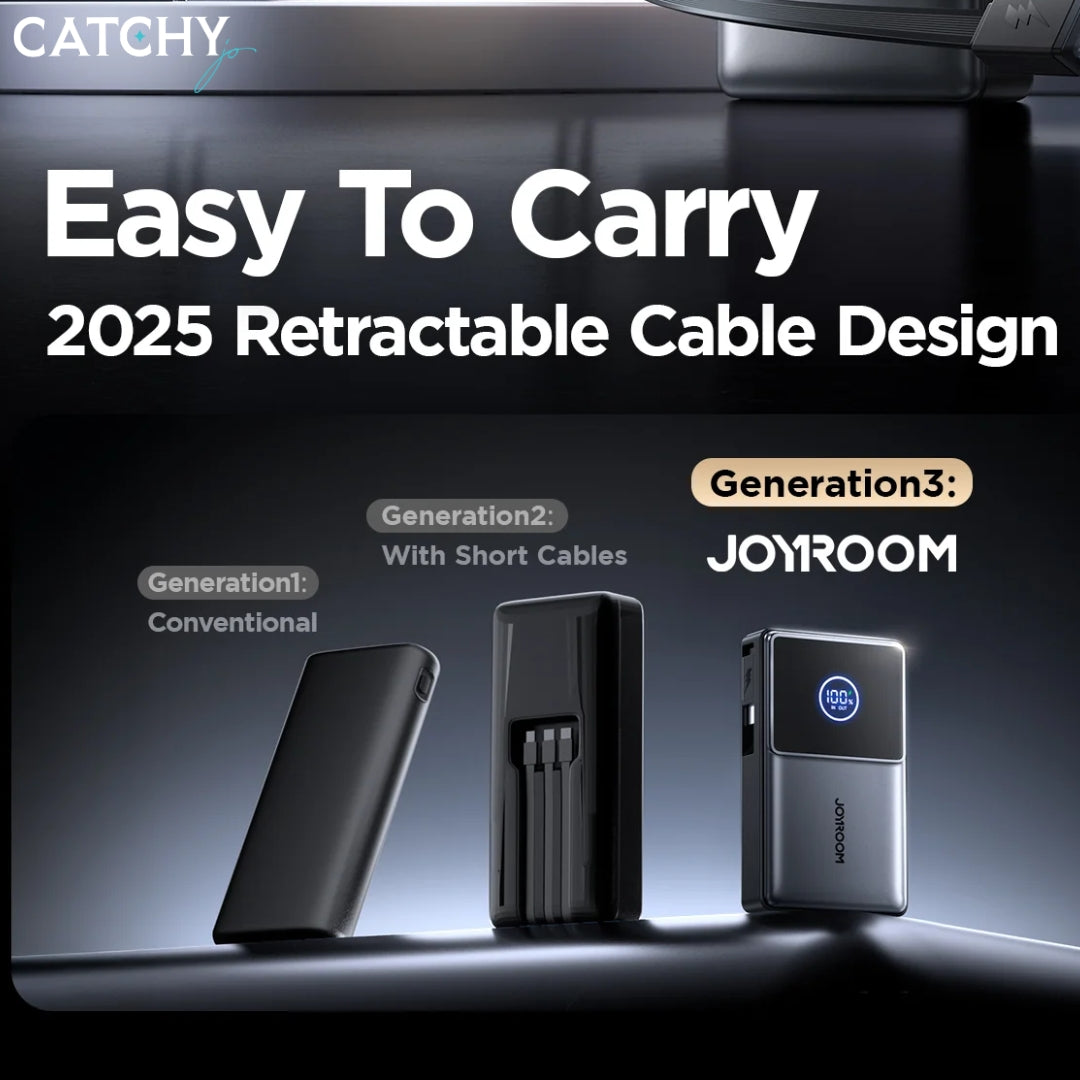 JOYROOM JR-PR1 Retractable Power Bank (10000mAh)