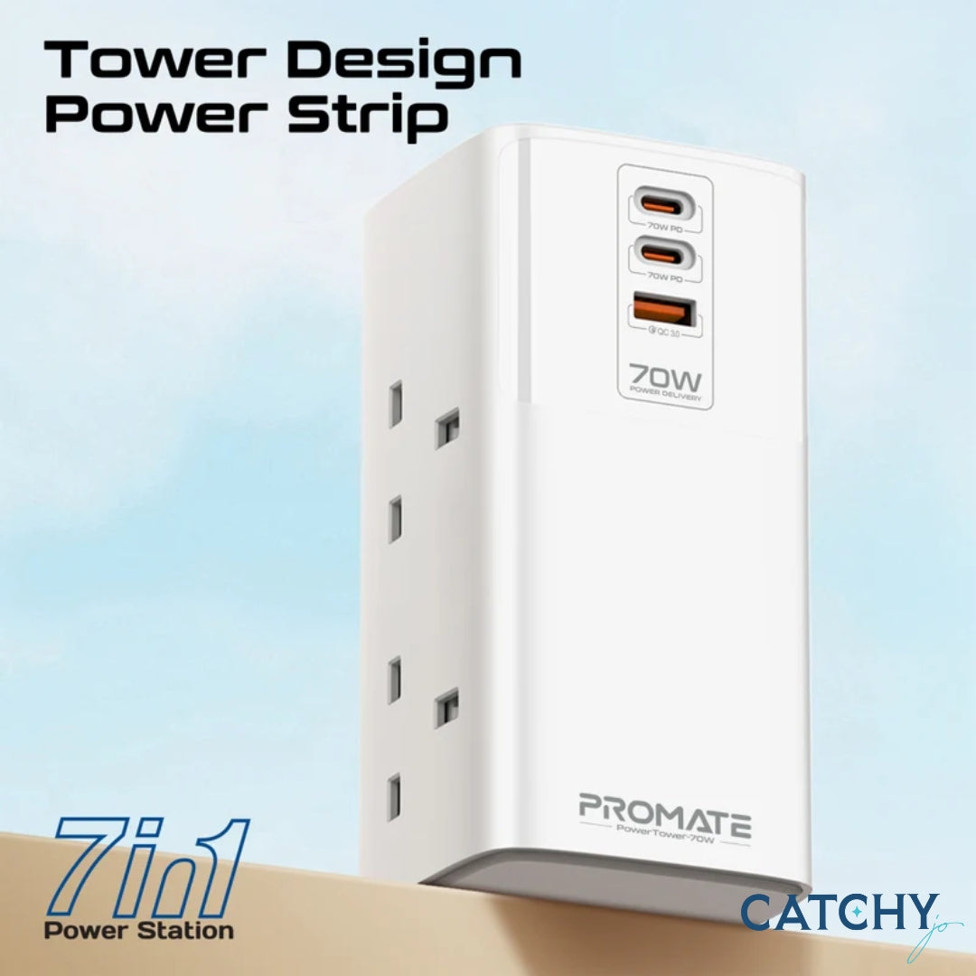 PROMATE PowerTower-70W Multi-Port Charging Station
