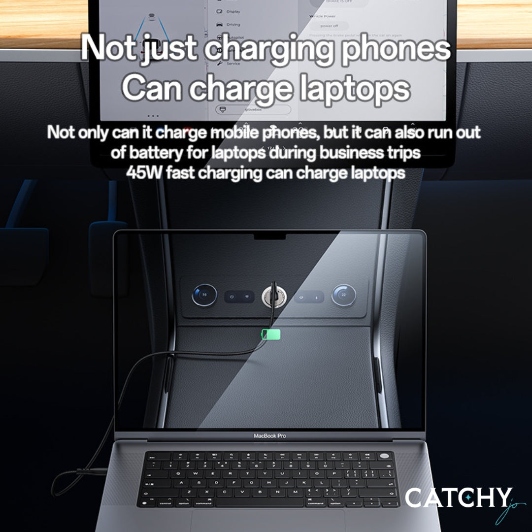 YESIDO Y67 Type-C Fast Charging Mini Car Charger (45W)