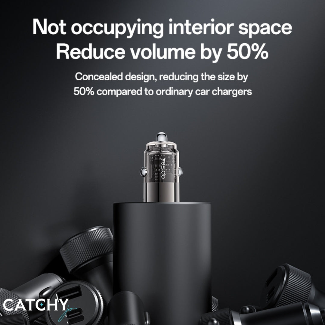YESIDO Y69 Fast Mini Car Charger (30W)