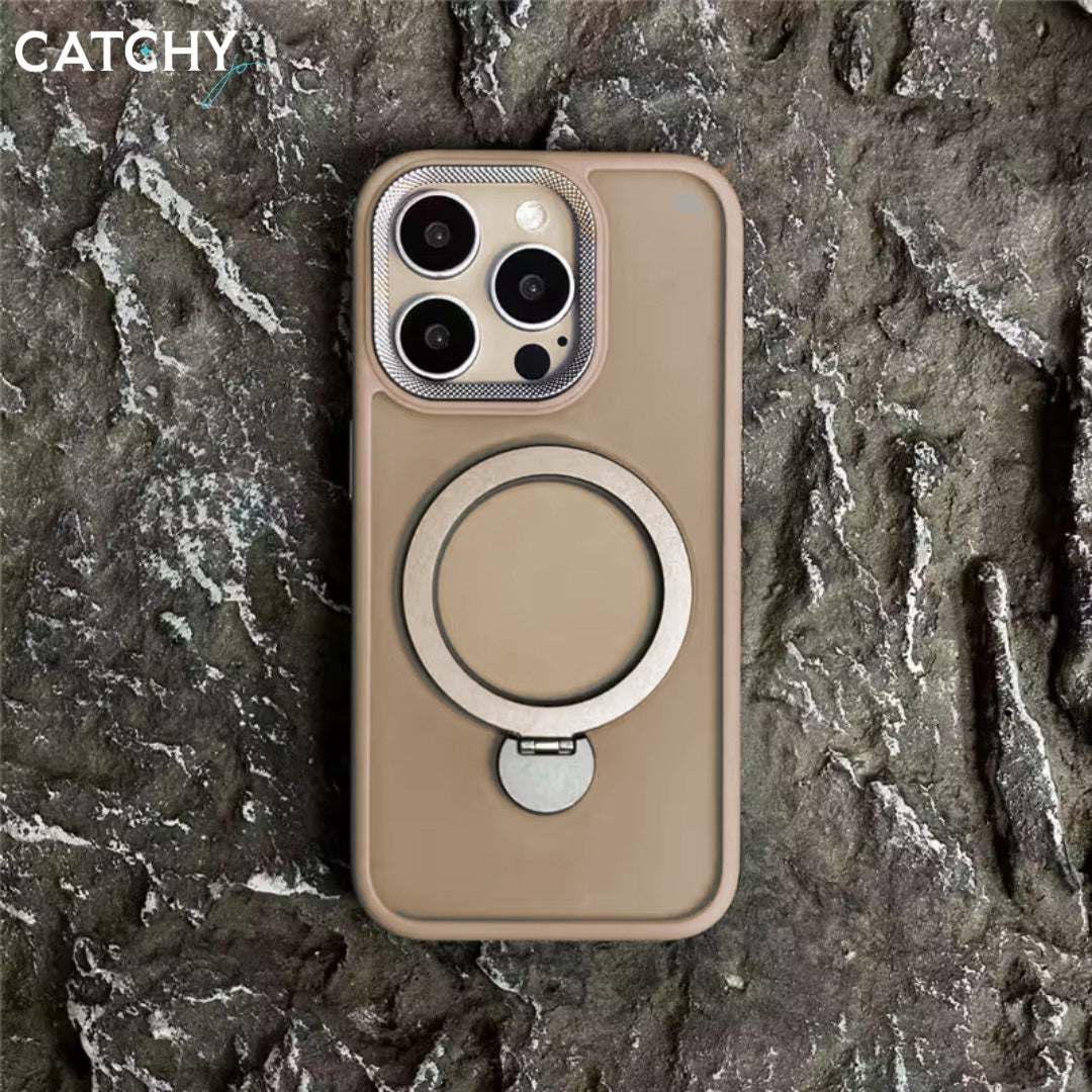 Rotating Holder Magnetic Charging iPhone Case