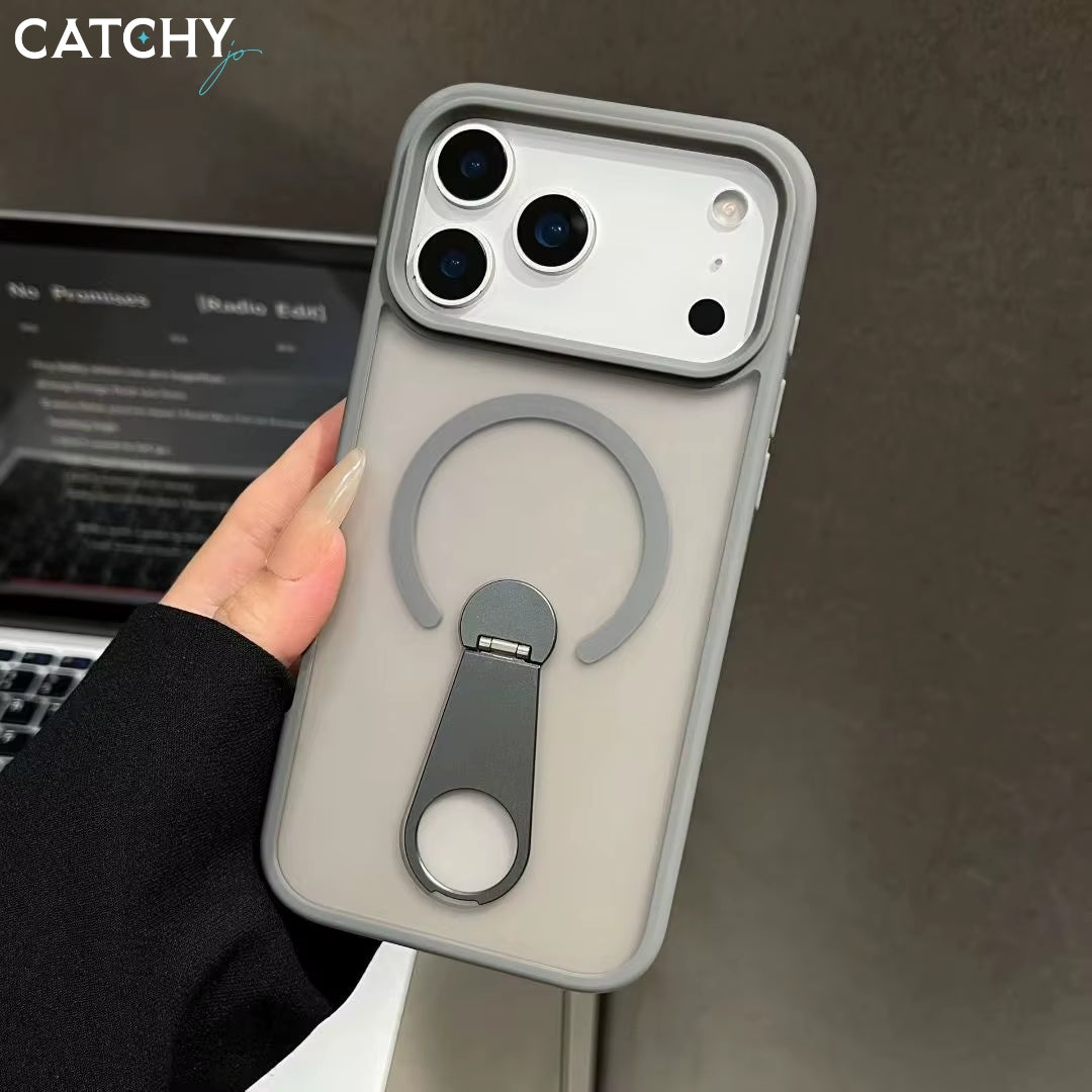 iPhone Pull Tab Stand Magnetic Case