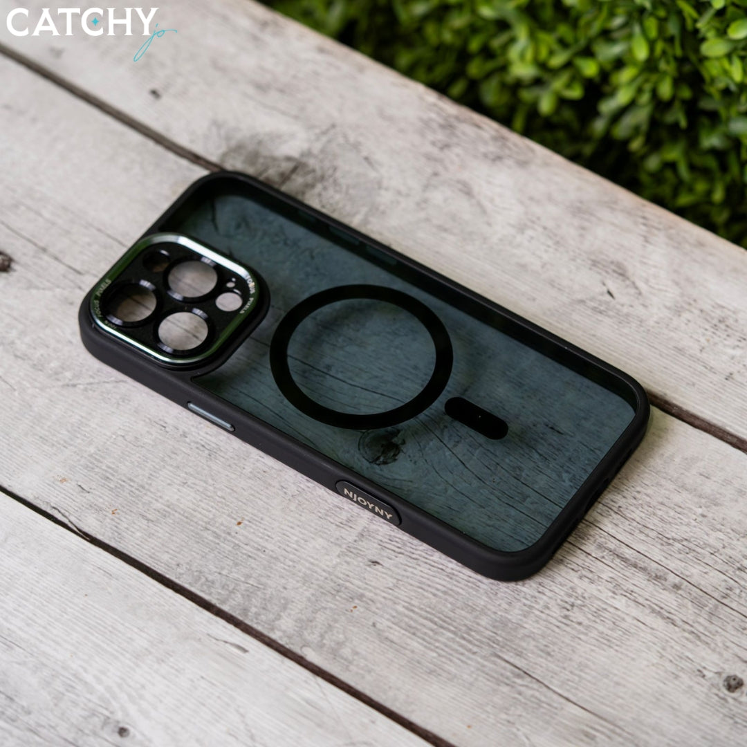 iPhone Series (11+12+13) Luxury Clear MagSafe Case With Camera Protector