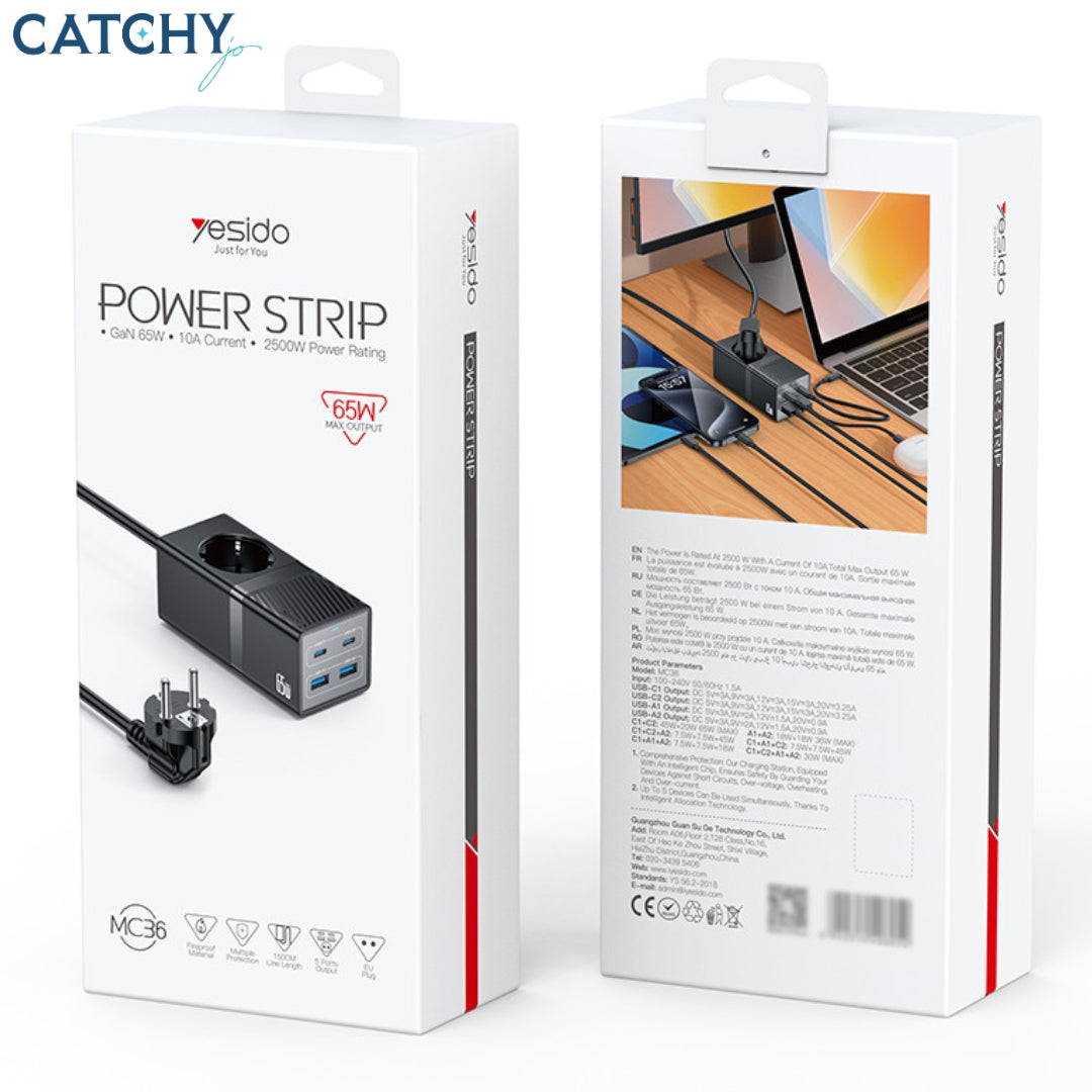 YESIDO MC36 Power Socket (1.5M)