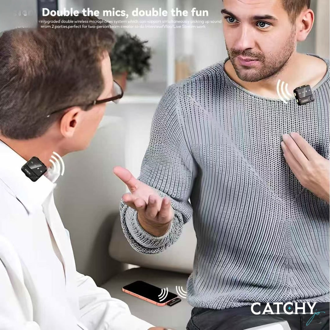 Moxom MX-AX77 Cosmos Mini Dual Wireless Microphone