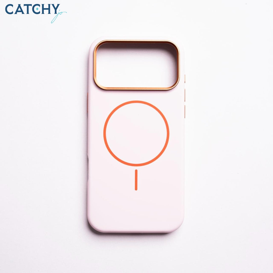 iPhone Silicone MagSafe Slim Case With Metal Camera Frame (2)