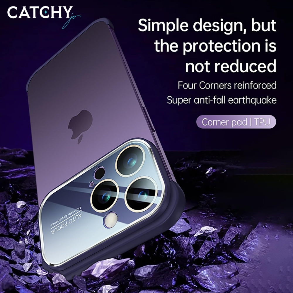 iPhone Case with Window Glass Camera Lens Protector ( 2 Pecs)