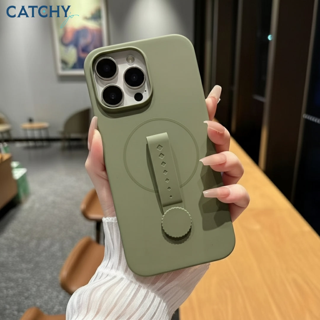 Silicone Magnetic Portable Function iPhone Case