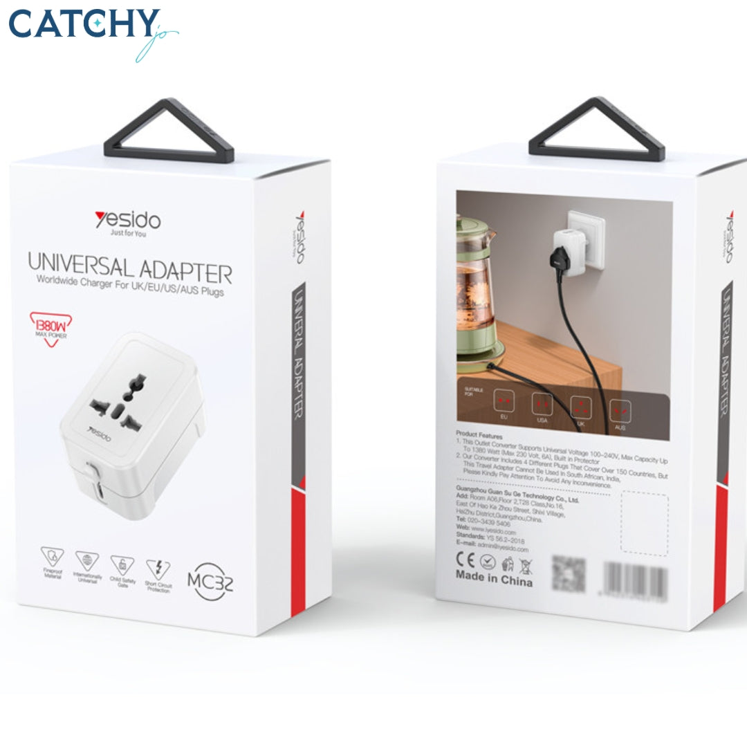 YESIDO MC32 Universal Charging Adapter