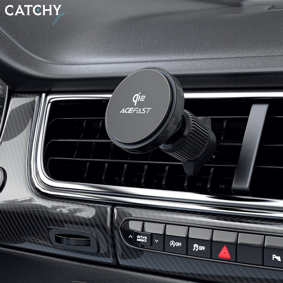 ACEFAST D33 Qi2 Air Vent Magnetic Wireless Charging Car Holder