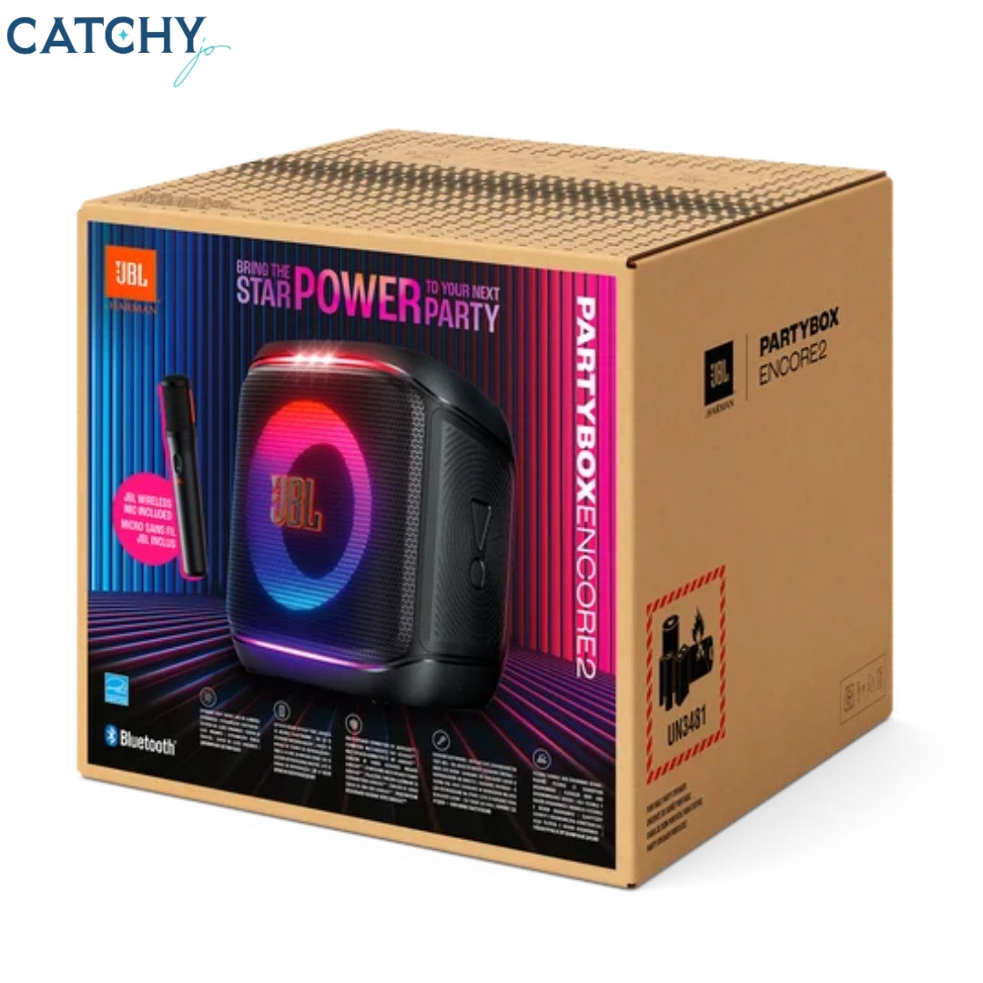 JBL PartyBox Encore 2 Portable Party Speaker With Mic