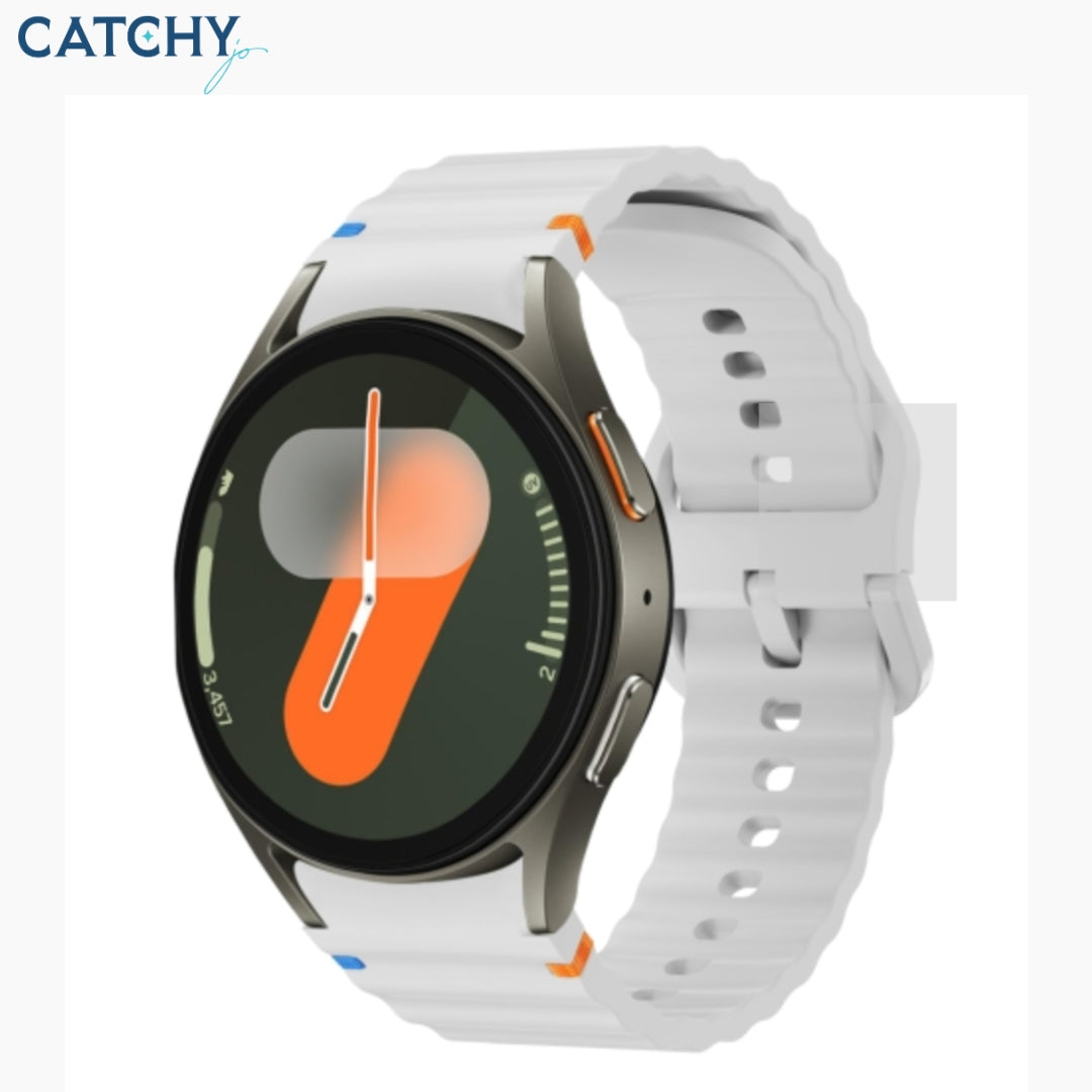 Huawei Wave Pattern Stitched Silicone Watch Band