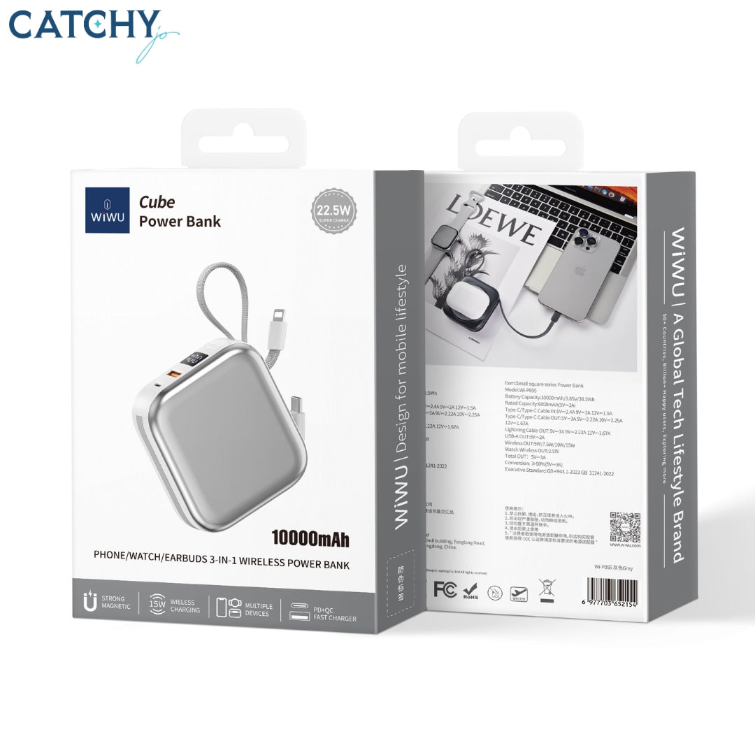 WiWU Wi-P055 Cube Power Bank (10000mAh)