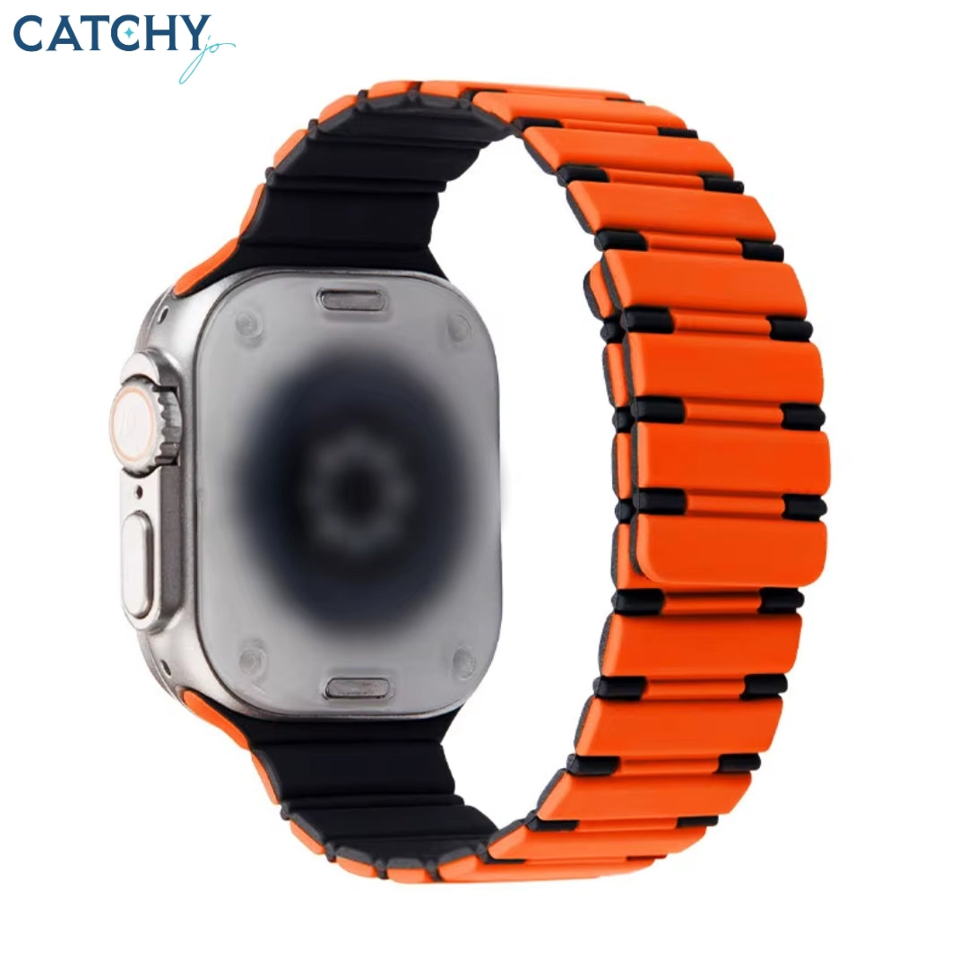 Two Color Sport Silicone Watch Apple Band