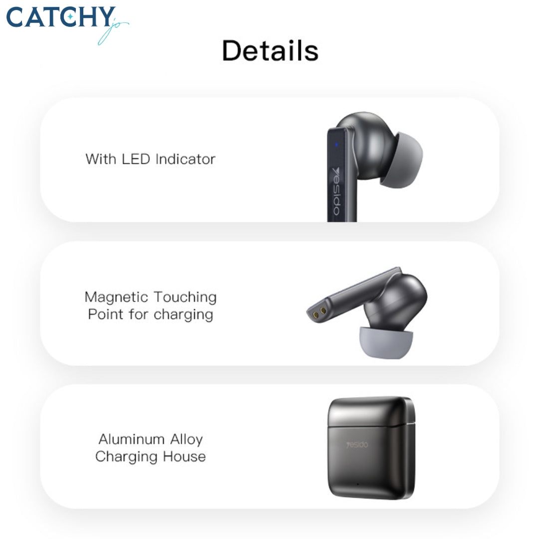 YESIDO TWS10 Wireless Bluetooth Earphone