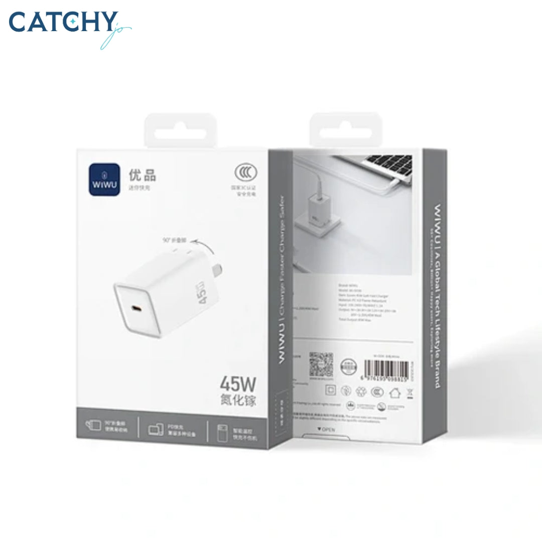 WiWU G036 Essen Fast Charge Travel Adapter (45W)