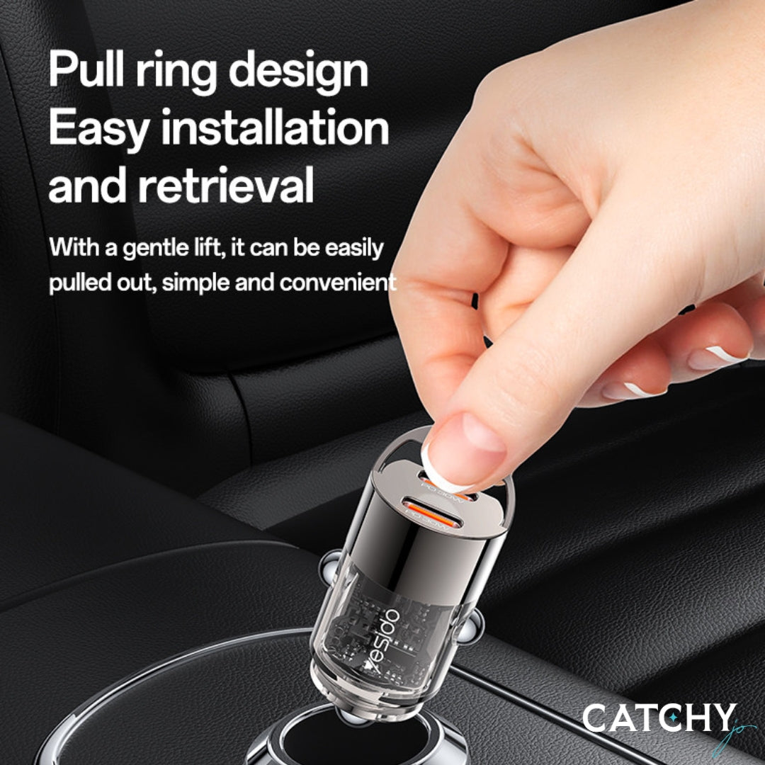 YESIDO Y69 Fast Mini Car Charger (30W)