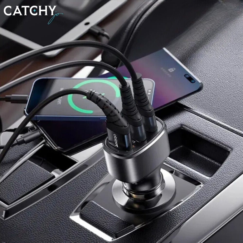 YESIDO Y46 3 USB Port Car Fast Charger (42W)