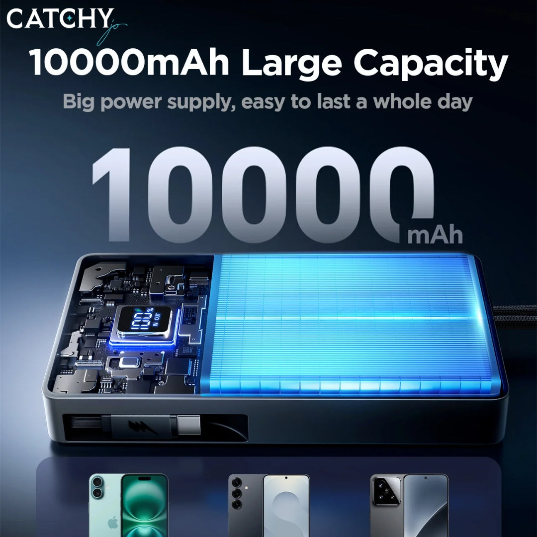 JOYROOM JR-PR1 Retractable Power Bank (10000mAh)