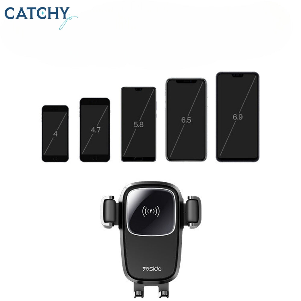 YESIDO C187 Wireless Charging Car Holder