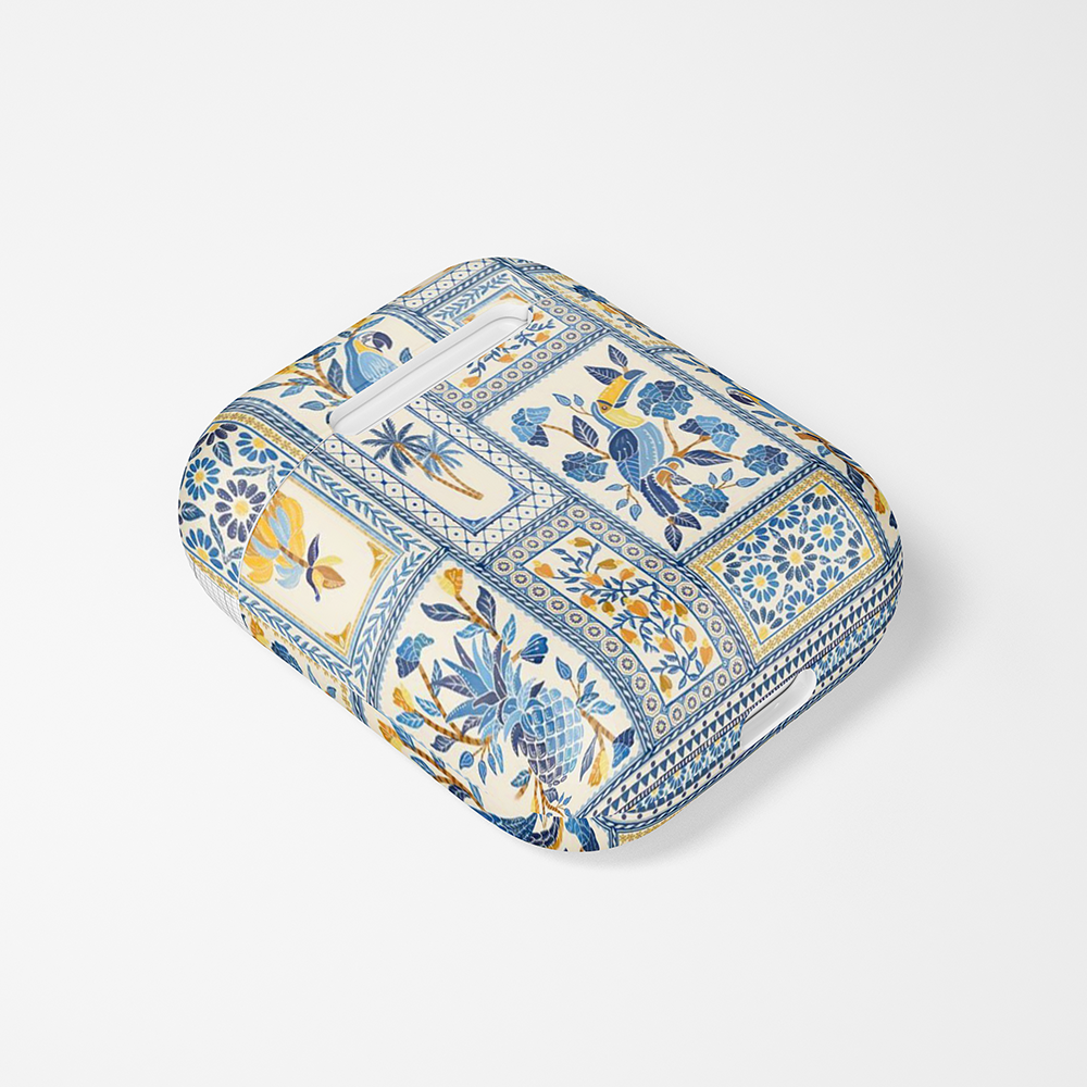 Personalized Folk Art Airpods Case (Design)