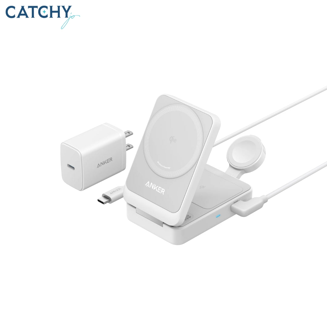Anker MagGo Wireless Charging Station (Foldable 3-in-1)