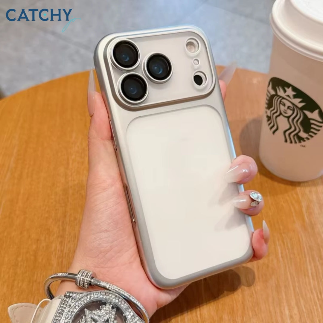 iPhone Matte Frosted Lens Protection Case