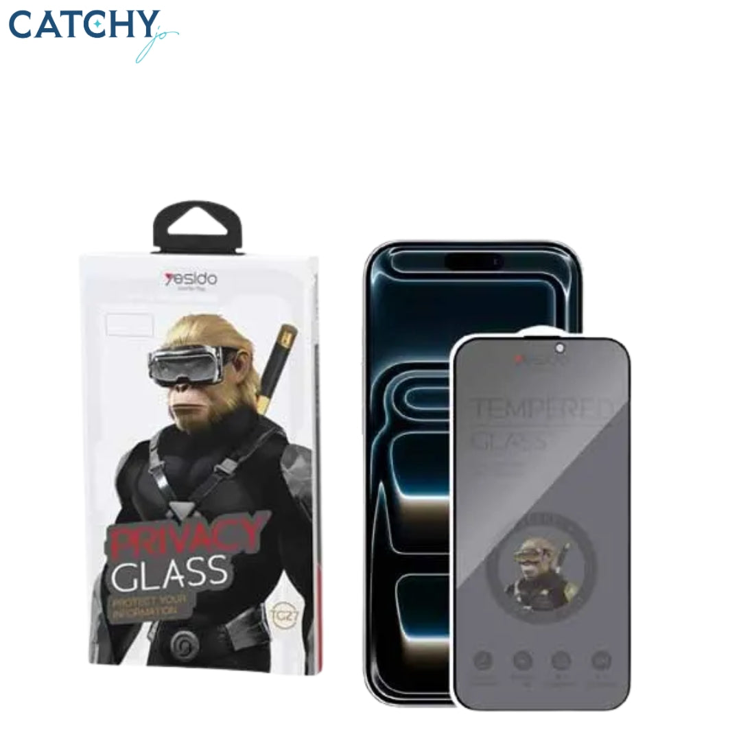 YESIDO TG27 Privacy Glass Full Screen Protector
