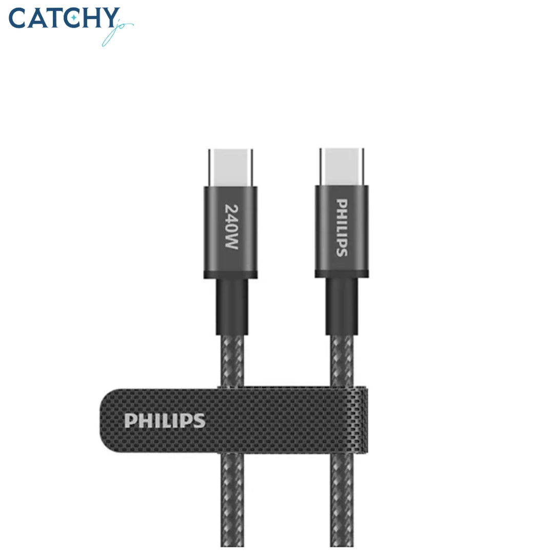 Philips DLC7030C Type-C To Type-C Cable 1M (240W)