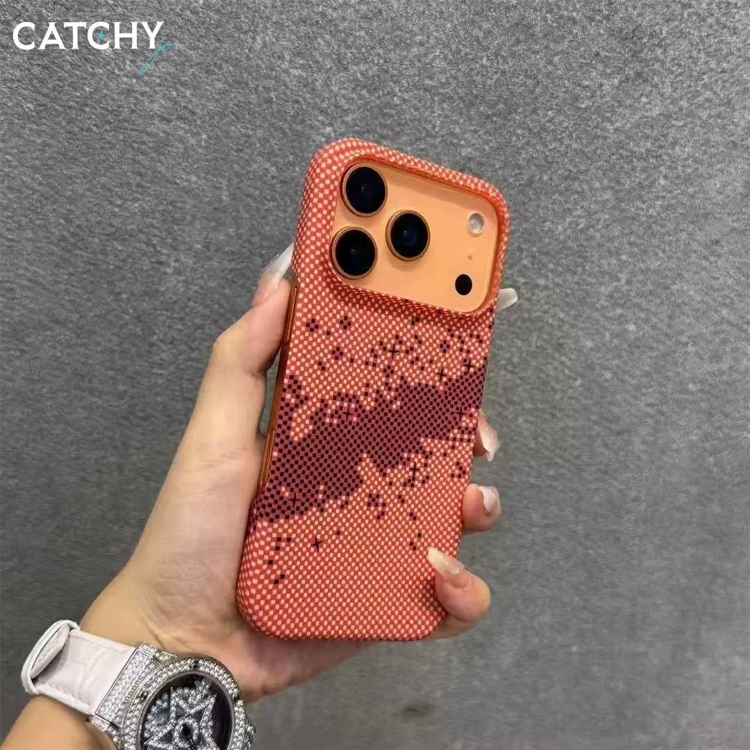 iPhone Carbon Fiber Magnetic Ring Shockproof Case