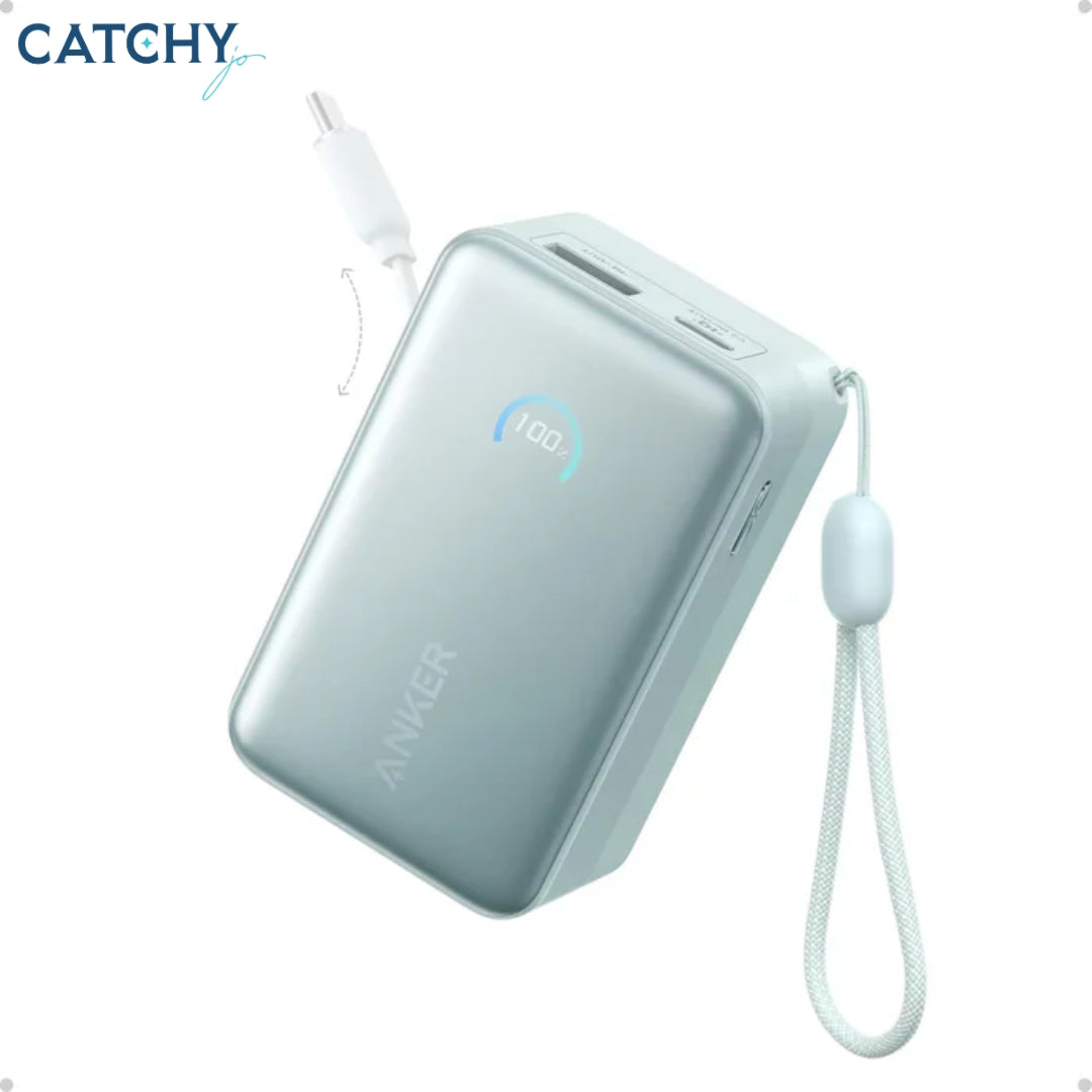 Anker Nano Power Bank With Retractable Type-C Cable (10000mAh)