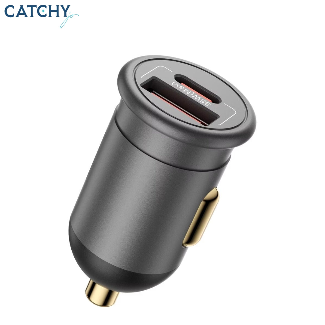 BLUEO USB-A & Type-C Car Charger (35W)